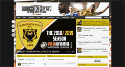 Desktop Screenshot of gloucestercityafc.com